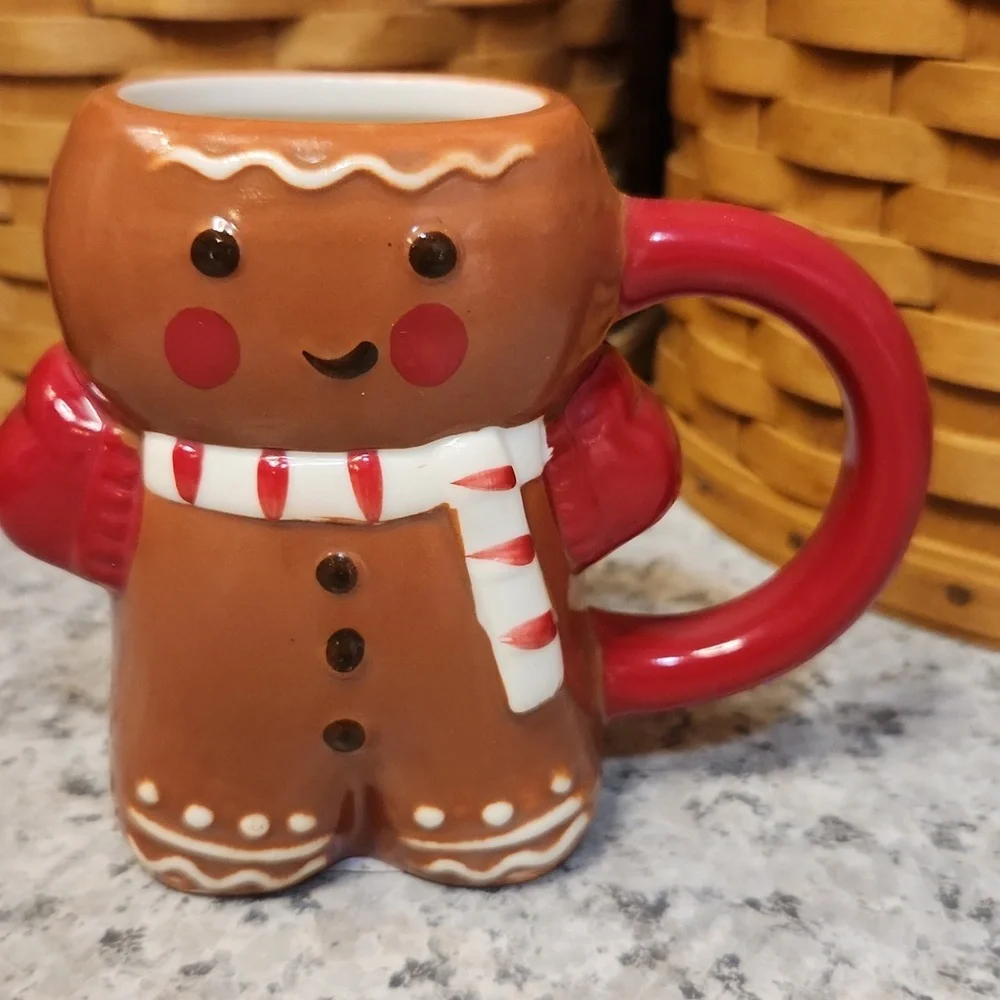 2025 Target Wondershop Gingerbread Man Mug Christmas Stoneware